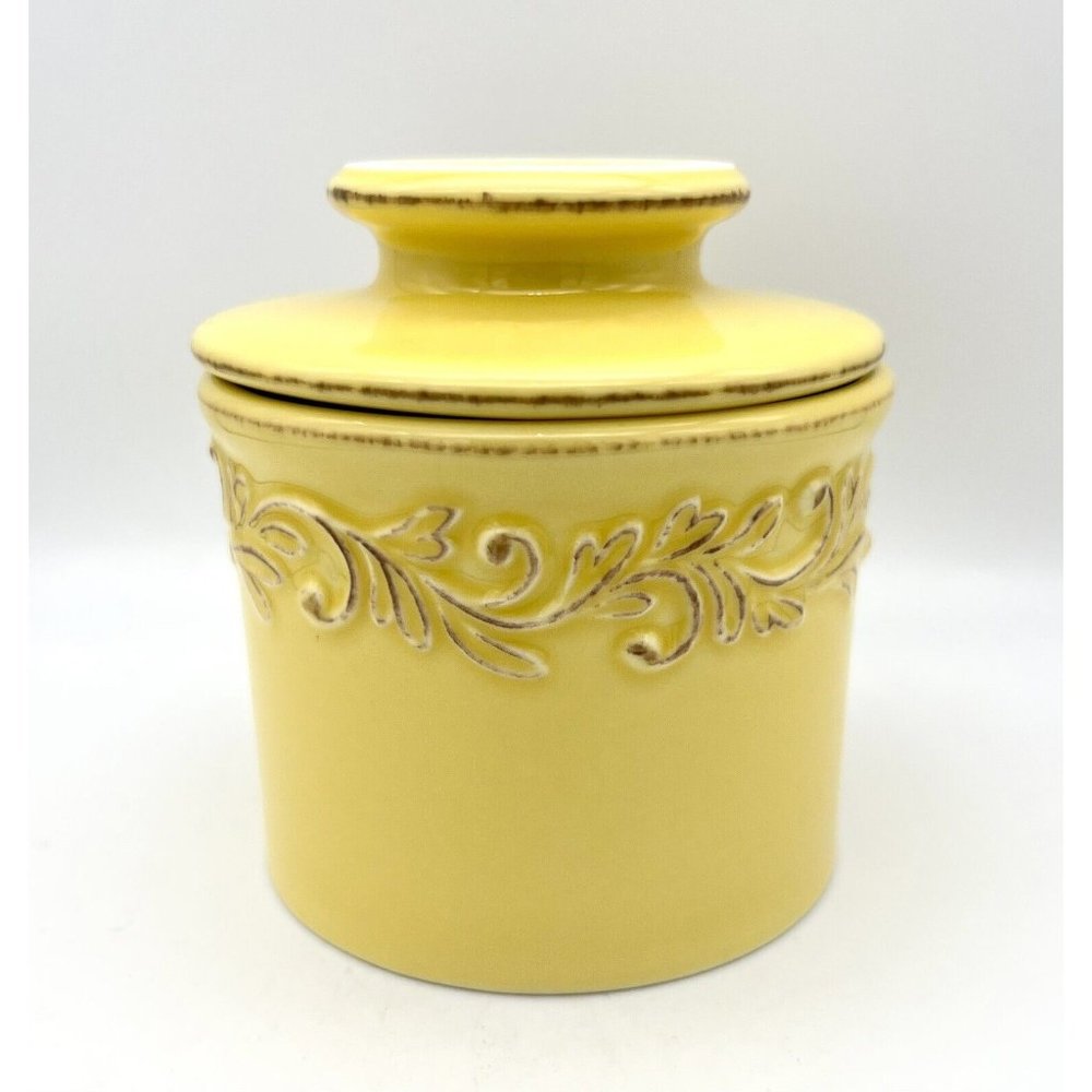 Butter Bell - The Original Butter Bell Crock by L. Tremain Yellow French Ceramic